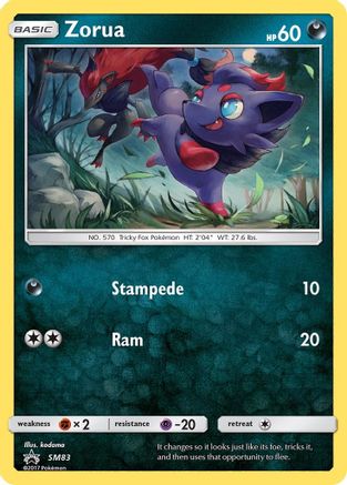 Zorua (SM83) - SP  - Promo - Holofoil