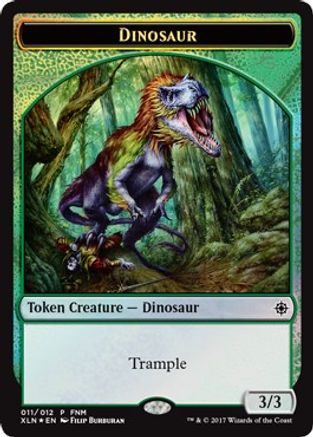 Dinosaur // Treasure (FNM-011) - common - Foil