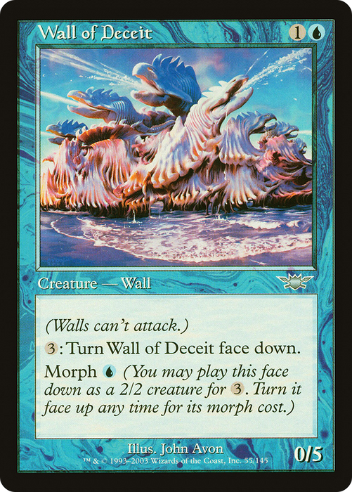 Wall of Deceit (LGN-055) - uncommon - Foil