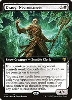 Draugr Necromancer (KHM-351) - rare: (Extended Art, snow) - Foil