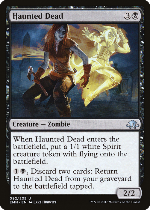 Haunted Dead (EMN-092) - uncommon - Foil