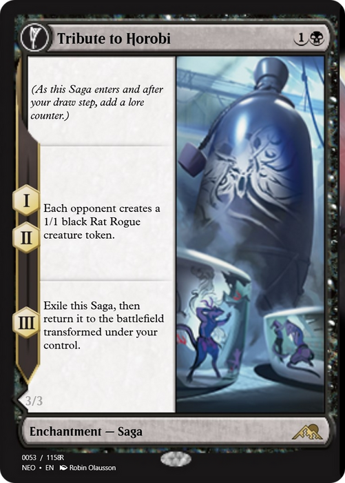 Tribute to Horobi // Echo of Death's Wail (PRM-97969) - rare: (enchantment)