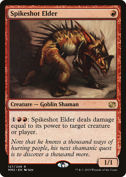 Spikeshot Elder (MM2-127) - rare - Foil