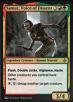Samut, Voice of Dissent (AKR-258) - mythic