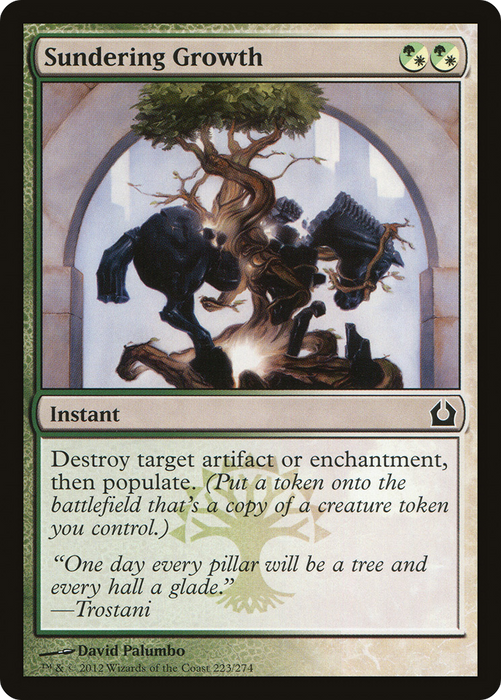 Sundering Growth (RTR-223) - common - Foil
