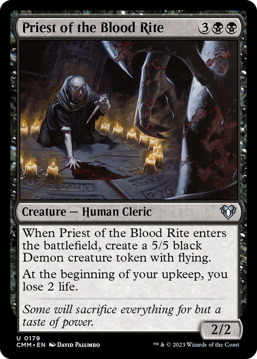 Priest of the Blood Rite (CMM-179) - uncommon