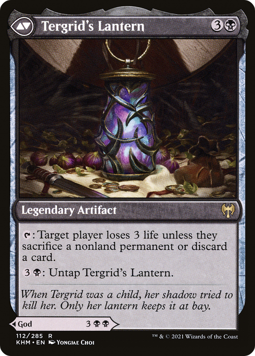 Tergrid, God of Fright // Tergrid's Lantern (KHM-112) - rare - Foil