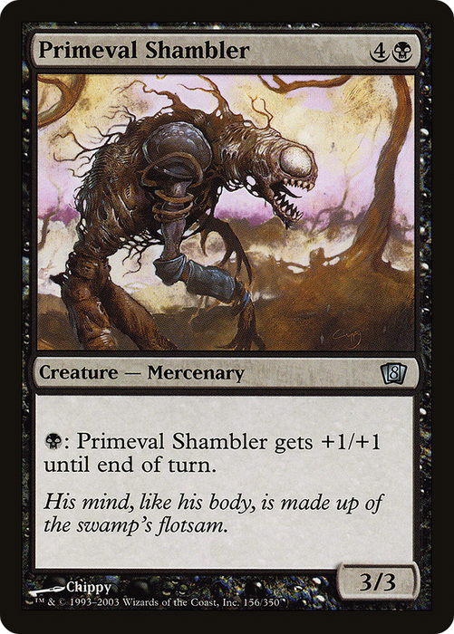 Primeval Shambler (8ED-156★) - uncommon - Foil