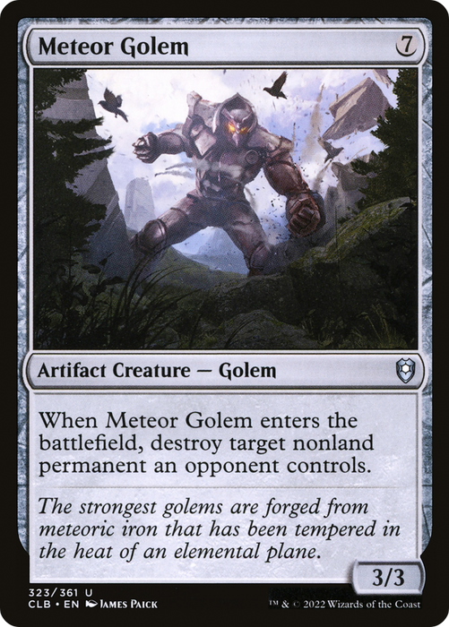 Meteor Golem (CLB-323) - uncommon
