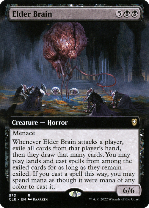 Elder Brain (CLB-573) - rare: (Extended Art) - Foil