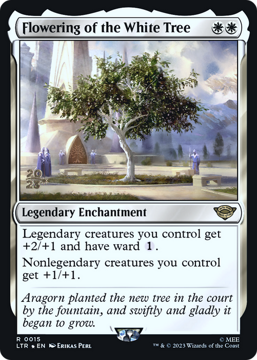 Flowering of the White Tree (PRE-15S) - rare - Foil