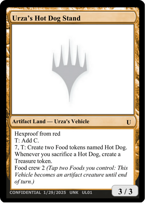 Urza's Hot Dog Stand (UNK-UL01B) - uncommon