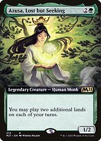 Azusa, Lost but Seeking (M21-372) - rare: (Extended Art) - Foil