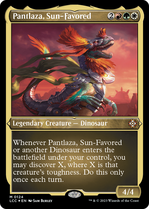Pantlaza, Sun-Favored (LCC-124) - mythic - Etched Foil