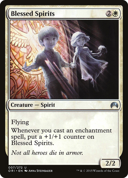 Blessed Spirits (ORI-007) - uncommon