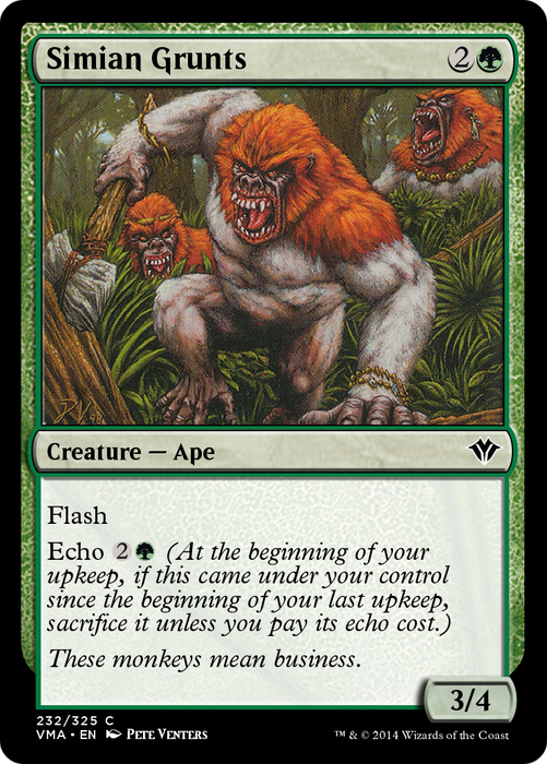 Simian Grunts (VMA-232) - common - Foil