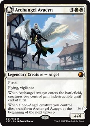Archangel Avacyn // Avacyn, the Purifier (V17-001) - mythic: (Double Faced Transform) - Foil