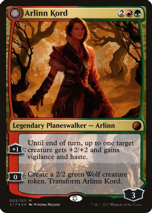 Arlinn Kord // Arlinn, Embraced by the Moon (V17-003) - mythic: (Double Faced Transform) - Foil