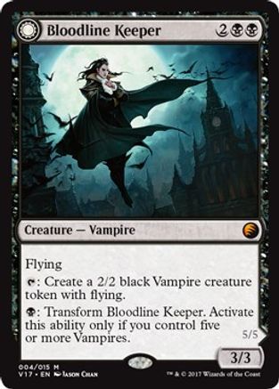 Bloodline Keeper // Lord of Lineage (V17-004) - mythic: (Double Faced Transform) - Foil