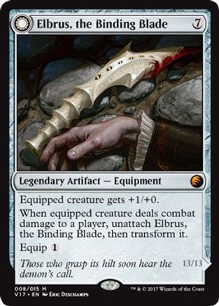 Elbrus, the Binding Blade // Withengar Unbound (V17-008) - mythic: (Double Faced Transform) - Foil