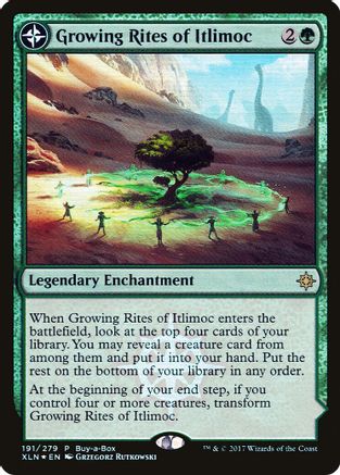 Growing Rites of Itlimoc // Itlimoc, Cradle of the Sun (BABP-191) - rare: (compasslanddfc) - Foil