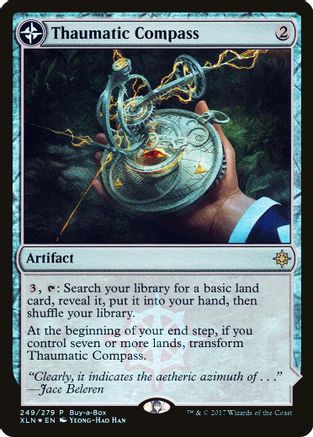Thaumatic Compass // Spires of Orazca (BABP-249) - rare: (compasslanddfc) - Foil
