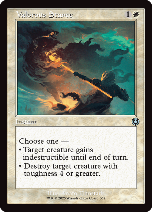 Valorous Stance (INR-352) - uncommon - Foil