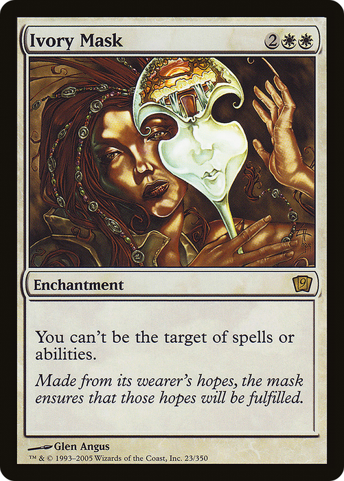 Ivory Mask (9ED-23★) - rare - Foil