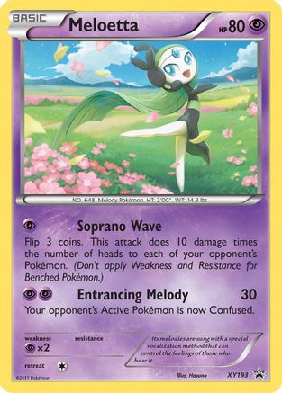 Meloetta (XY193) - XP  - Promo - Holofoil
