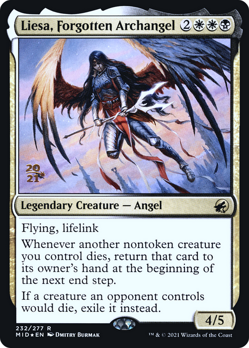 Liesa, Forgotten Archangel (PRE-232S) - rare - Foil