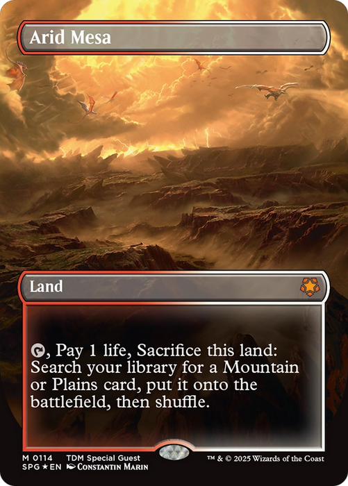 Arid Mesa (SPG-114) - mythic (Borderless) - Foil