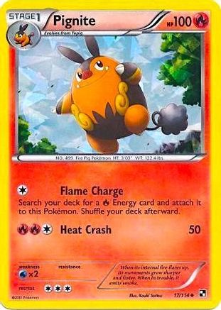 Pignite (017/114) - MCP  - Promo - Holofoil
