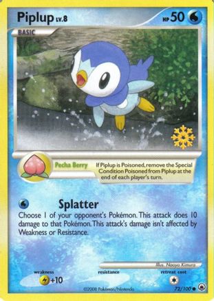 Piplup (072/100) - CCP  - Promo