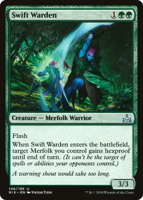 Swift Warden (RIX-146) - uncommon - Foil