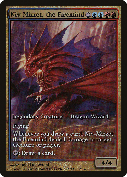 Niv-Mizzet, the Firemind (CHAMPS-002) - rare - Foil