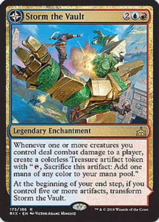 Storm the Vault // Vault of Catlacan (RIX-173) - rare: (compasslanddfc)