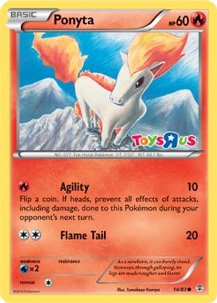 Ponyta (014/83) - MCP  - Promo - Holofoil