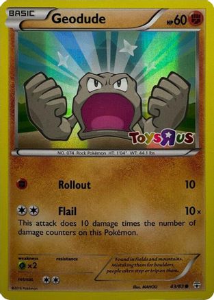 Geodude (043/83) - MCP  - Promo - Holofoil