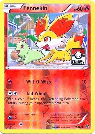Fennekin (010/124) - LCC  - Promo - Reverse Holofoil