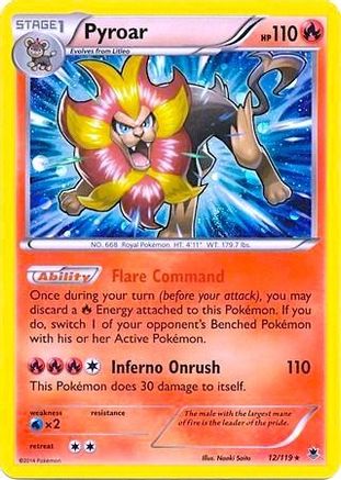 Pyroar (012/119) - BE  - Promo - Holofoil