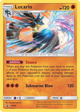 Lucario (SM54) - SP  - Promo - Holofoil