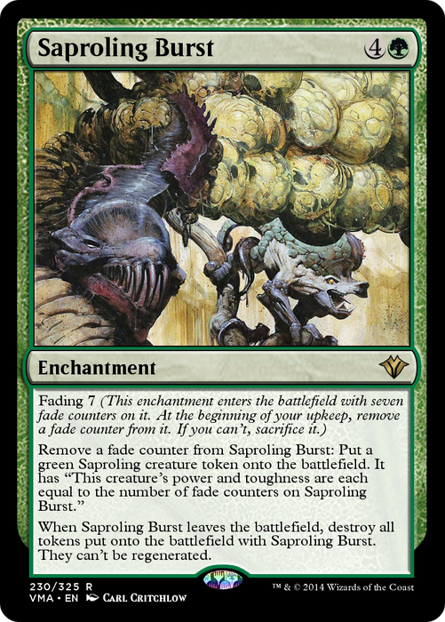 Saproling Burst (VMA-230) - rare - Foil