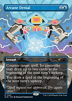 Arcane Denial (SLD-1545) - rare (Borderless)