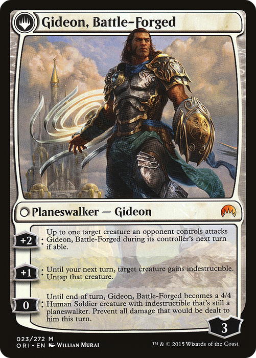 Kytheon, Hero of Akros // Gideon, Battle-Forged (LIST-ORI-23) - mythic: (originpwdfc)