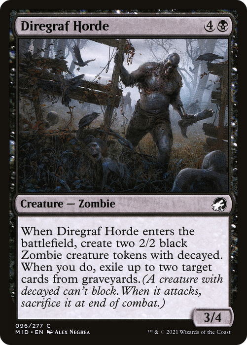 Diregraf Horde (MID-096) - common - Foil