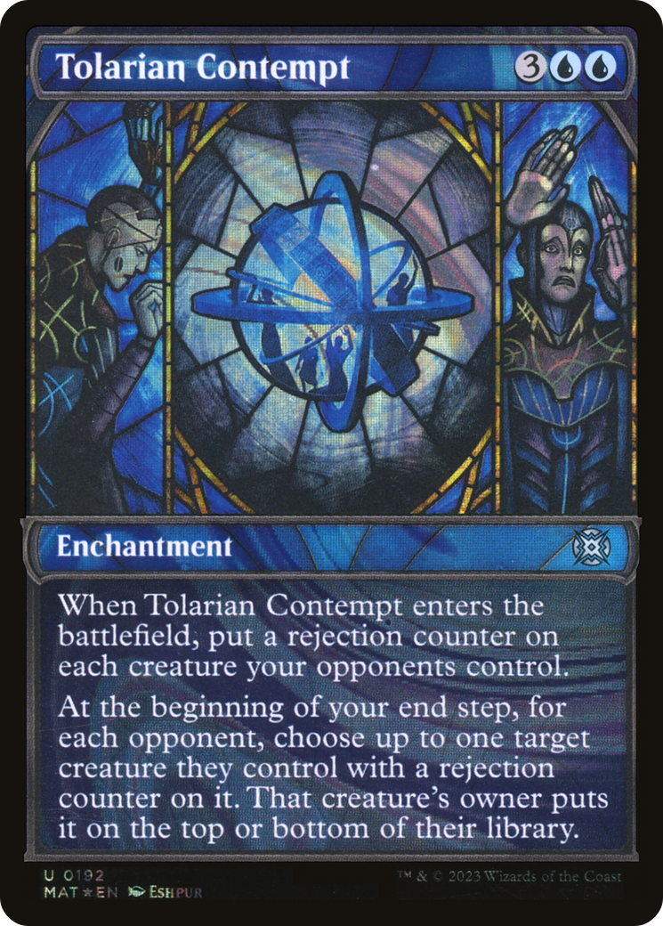 Tolarian Contempt (MAT-192) - uncommon: (Showcase) - Foil