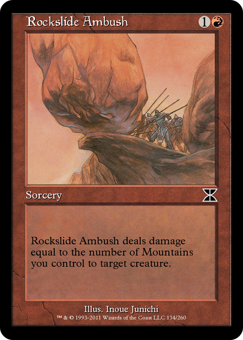 Rockslide Ambush (ME4-134) - common - Foil