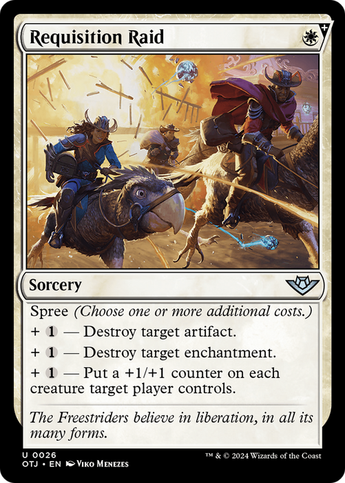 Requisition Raid (OTJ-026) - uncommon: (spree) - Foil