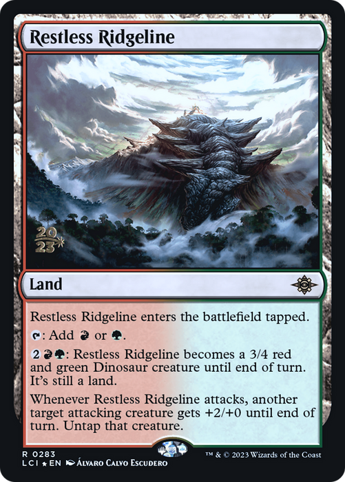 Restless Ridgeline (PRE-283S) - rare - Foil