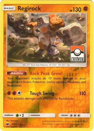 Regirock (053/111) - LCC  - Promo - Reverse Holofoil